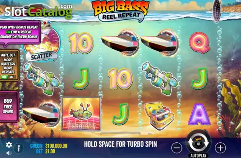Big Bass Reel Repeat slot screenshot, Pragmatic Play