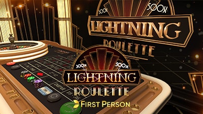 Lightning Roulette slot screenshot, Evolution
