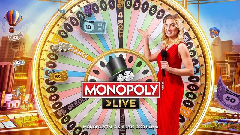 Monopoly Live slot screenshot, Evolution