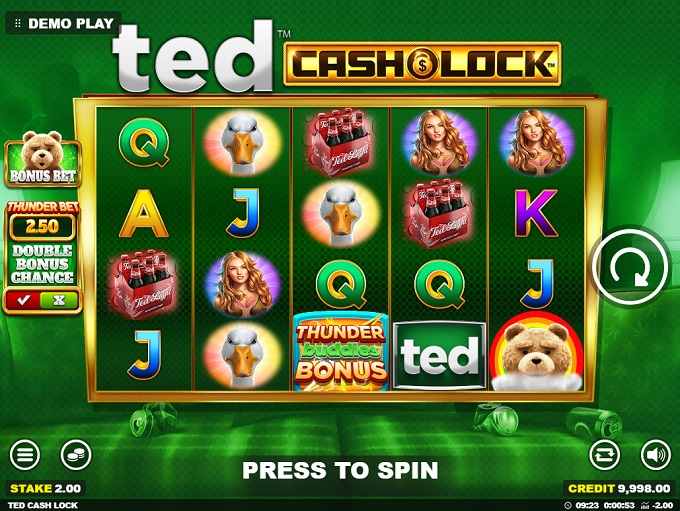 Ted slot screenshot, Blueprint Gaming