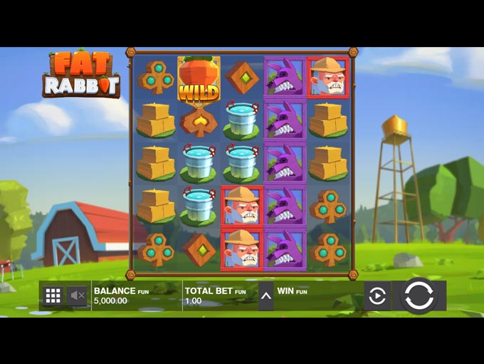 Fat Rabbit slot screenshot, Push Gaming