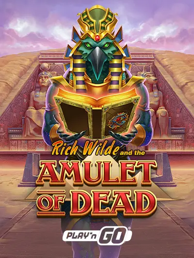 Rich Wilde and the Amulet of Dead slot screenshot, Play'n GO