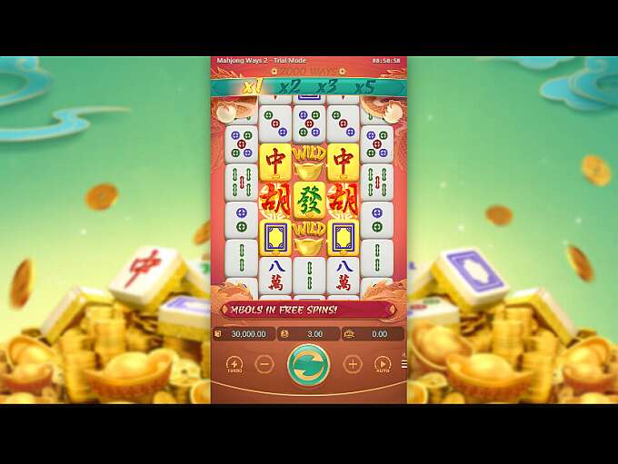 Mahjong Ways 2 slot screenshot, PG Soft