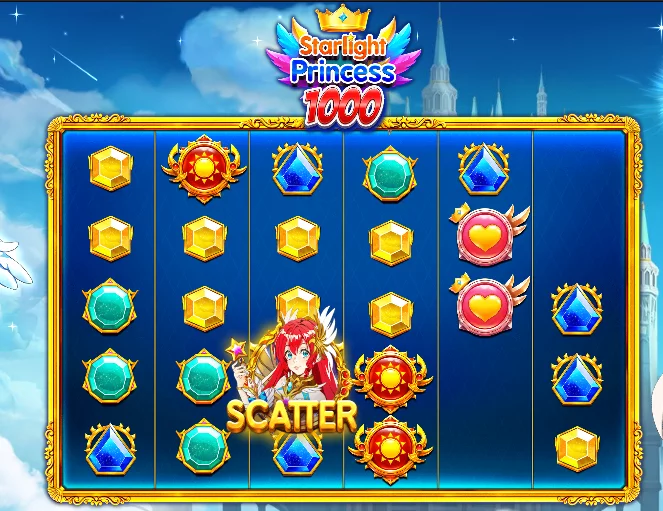 Starlight Princess 1000 slot screenshot, Pragmatic Play