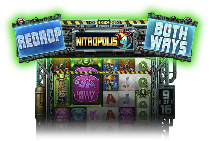 Nitropolis 4 slot screenshot, ELK Studios